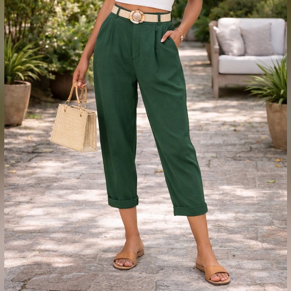 Zara Green Pants